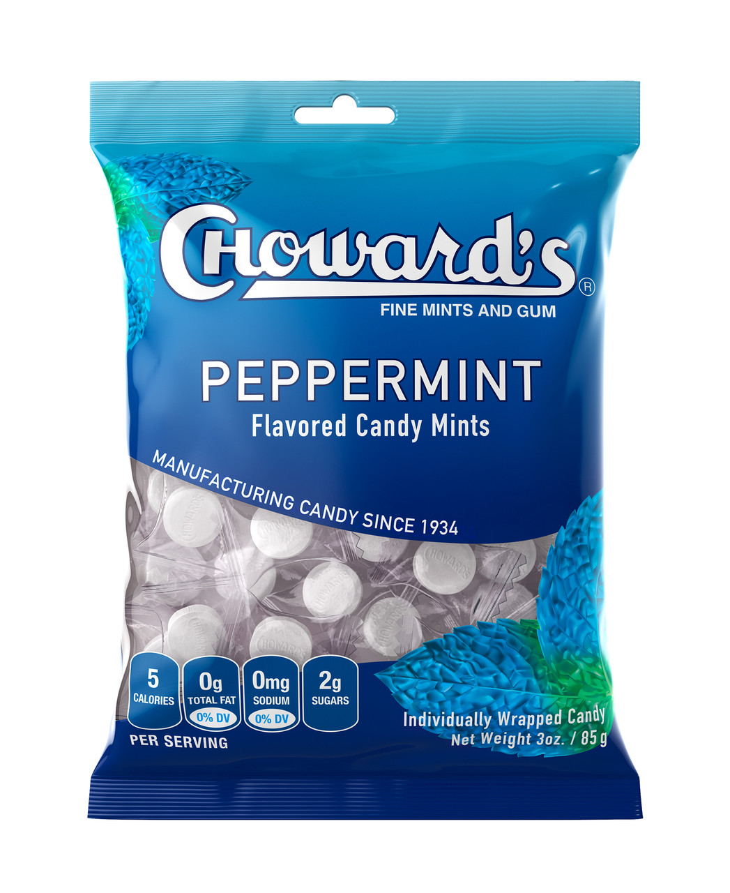 ハコニワカンパニーズ Choward's Peppermint Mints individually wrapped 3oz. package